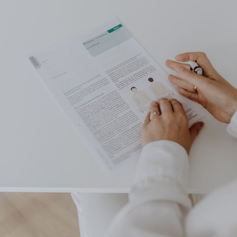 Untersuchungsbogen Praxis Dr. med. Rieke Hermann